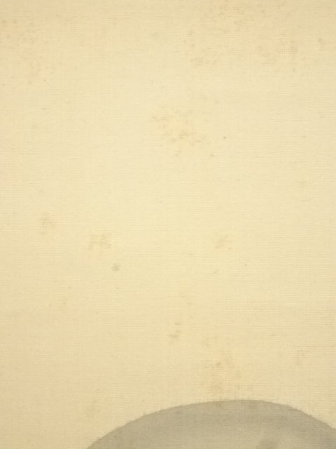 道具 ] - 道具 塩川文麟筆 雨中漁夫山水図 肉筆絹本掛軸（共箱）□z